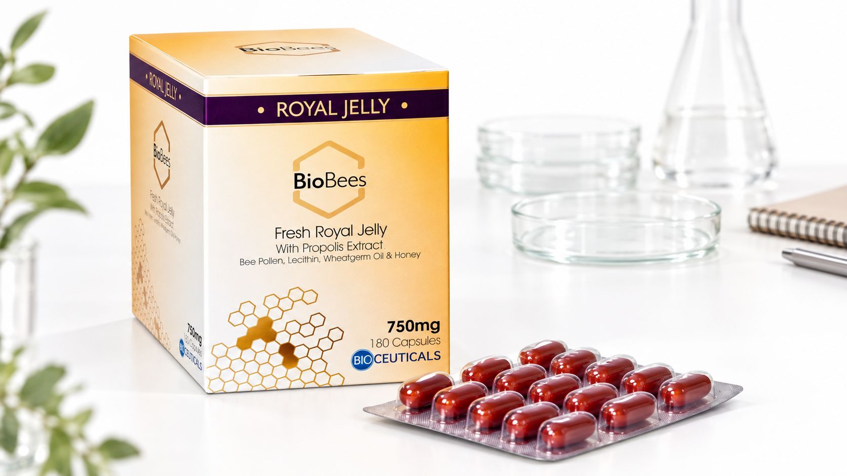 BioBees Fresh Royal Jelly Capsules