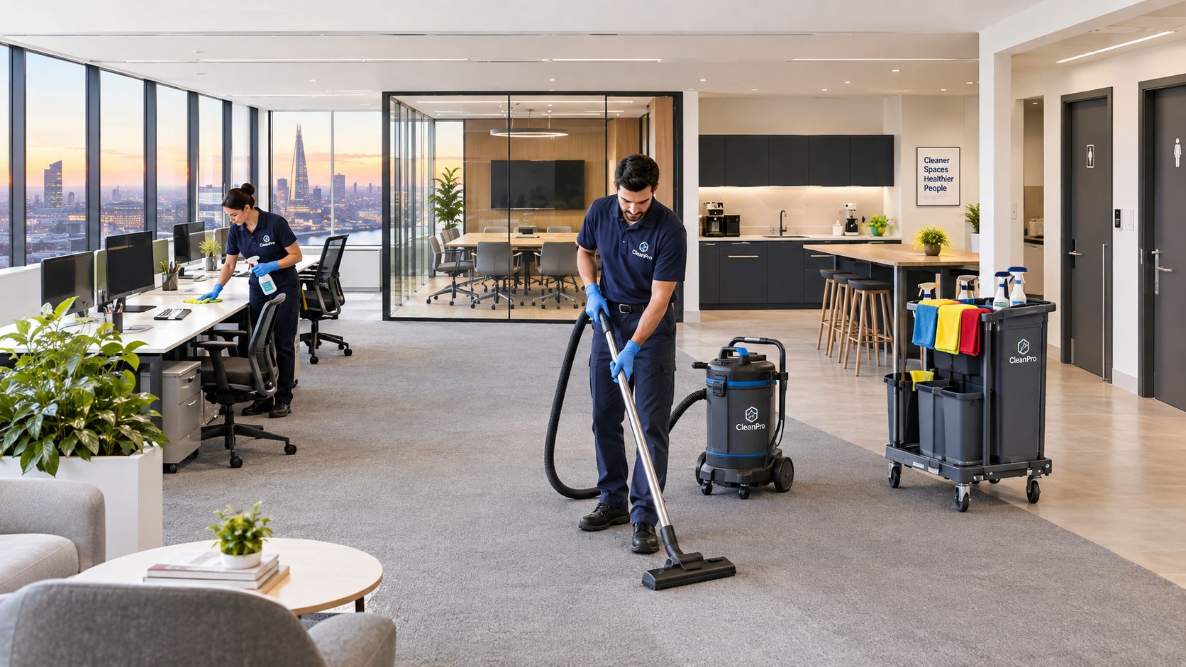 What Is Included in Office Cleaning in London
