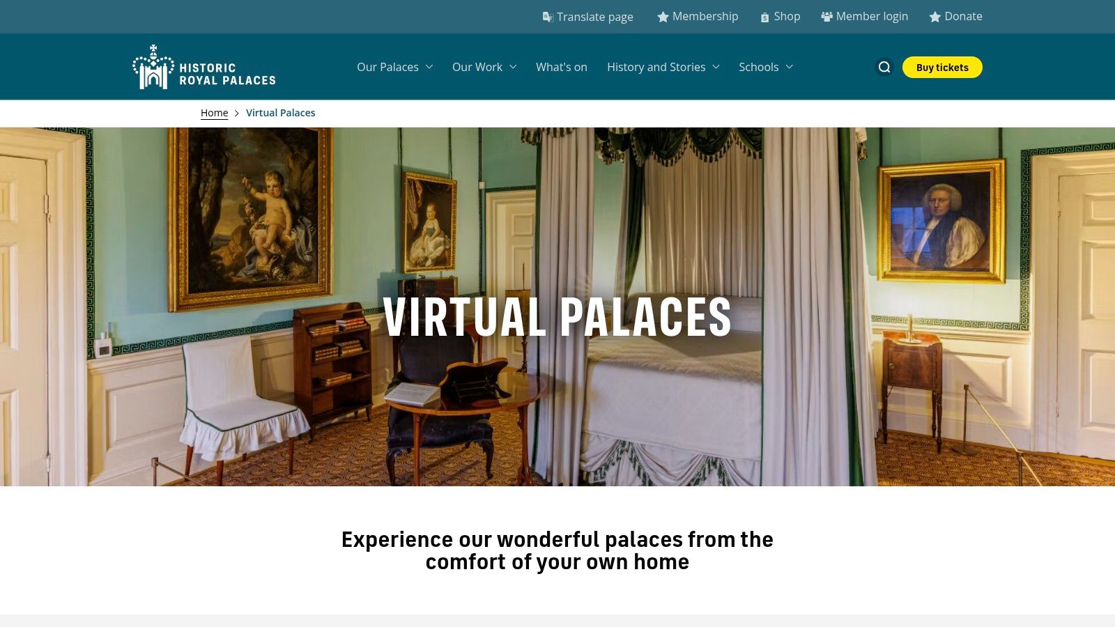Historic Royal Palaces Virtual Palaces Tower of London 360 tours