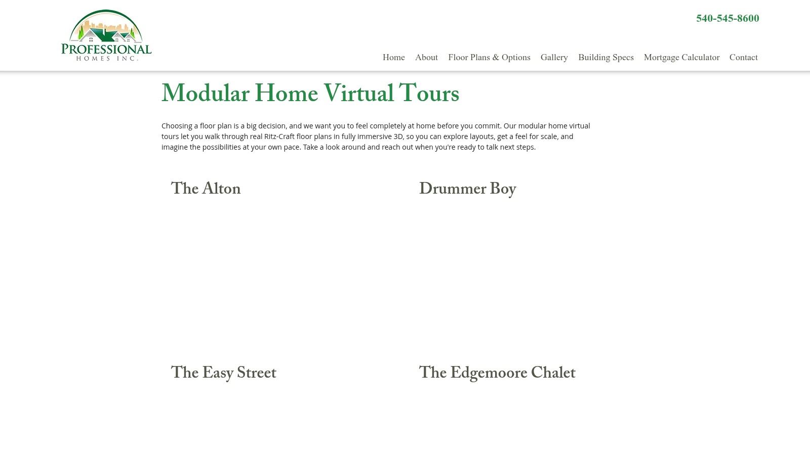 Professional Homes, Inc.