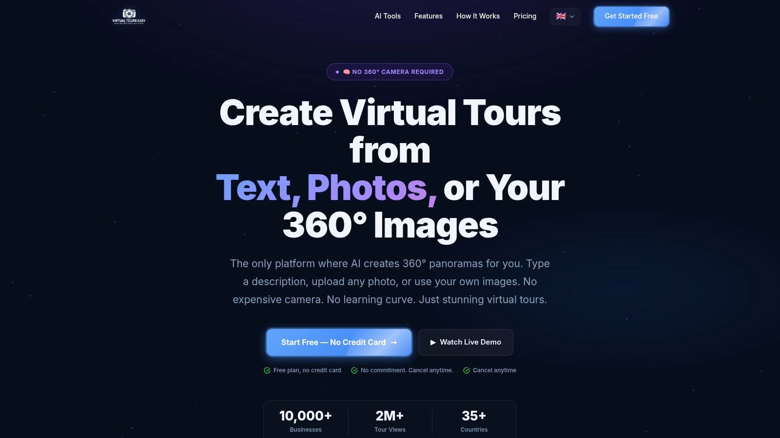 Screenshot from https://virtualtoureasy.com