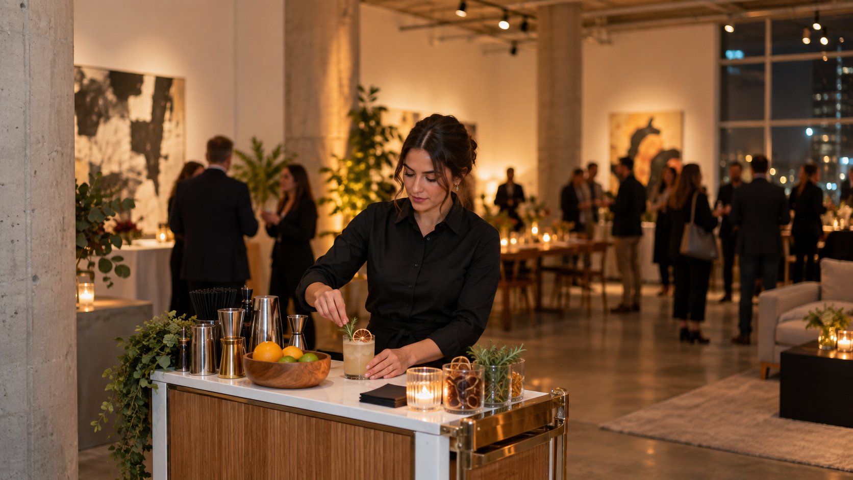 Mobile Bartending Cart Setup Ideas for Orange County Events