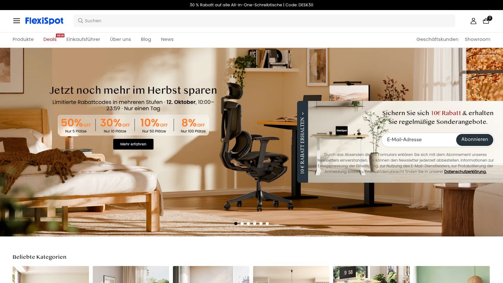 FlexiSpot Zubehör für höhenverstellbare Schreibtische