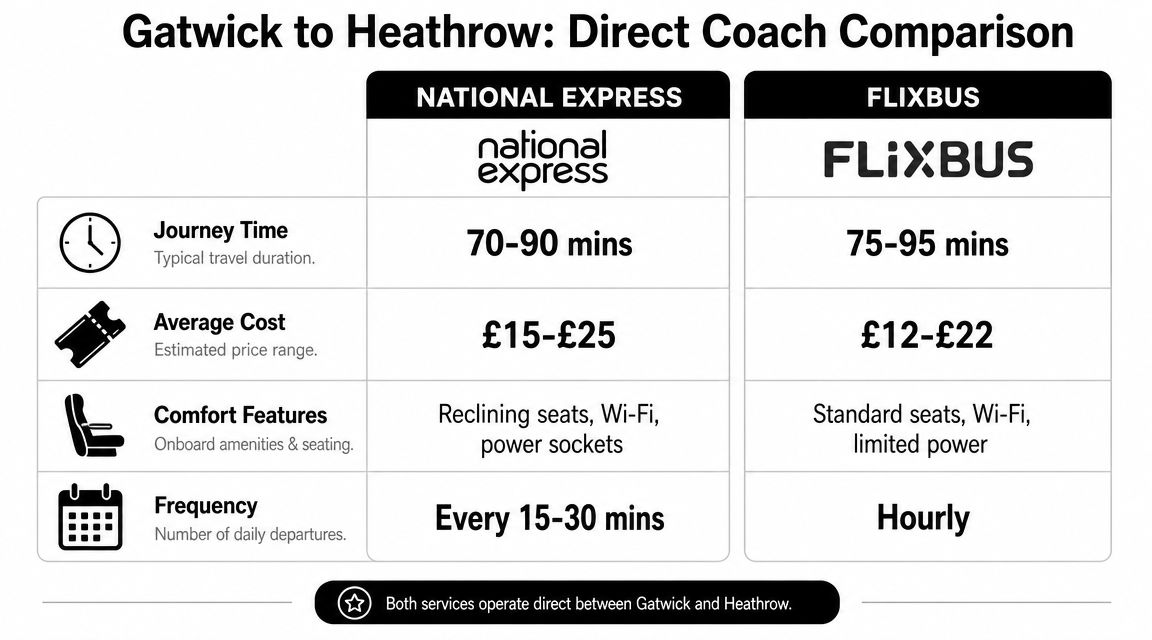 Direct Coach Services A Side-by-Side Comparison