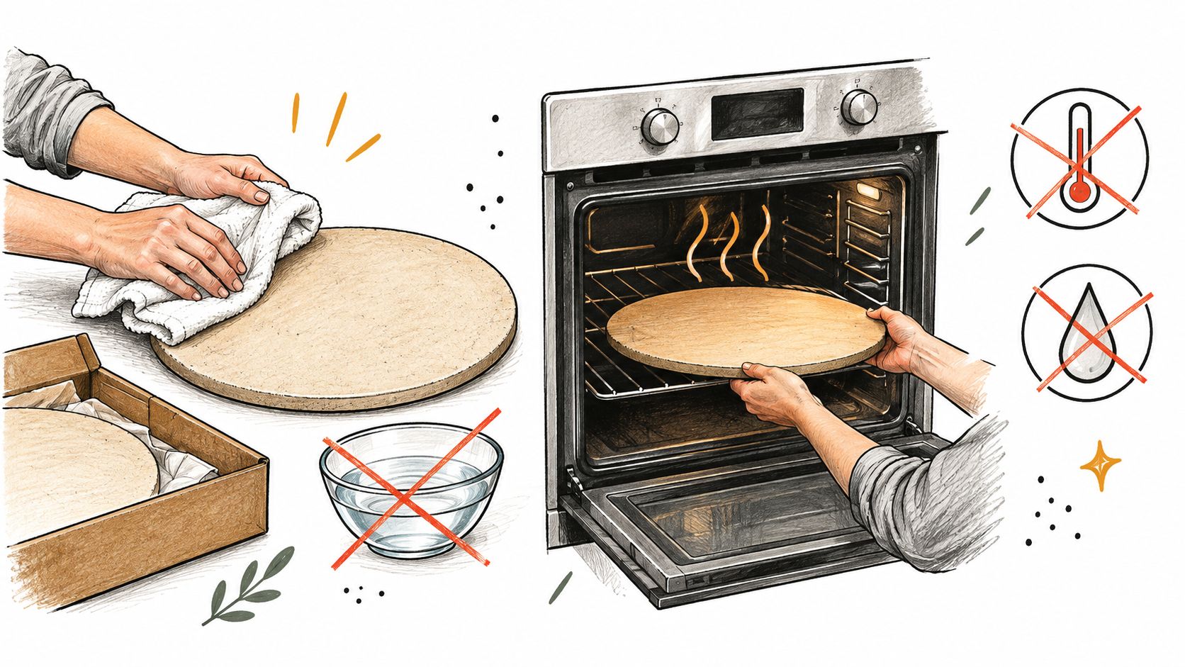 Pottery Dry Racks Ceramic Pizza Stone for Oven: How It Works and What to Know – Hans Grill