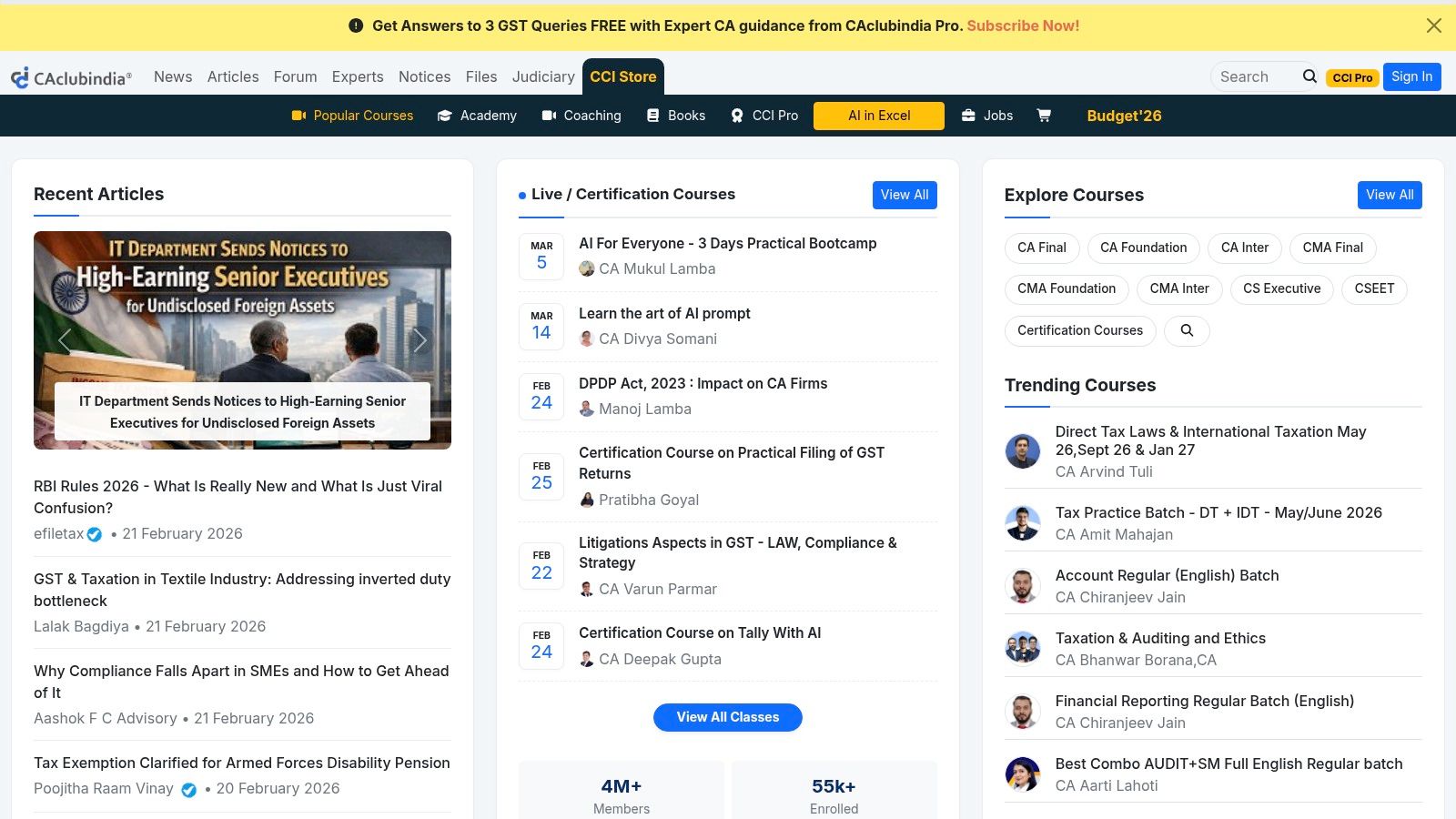 CAclubindia (User-shared CA Foundation MTP/RTP PDFs)