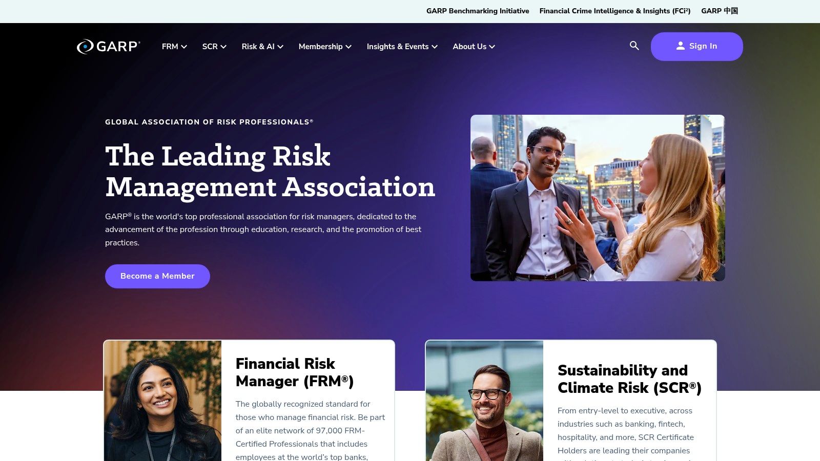 GARP’s FRM — Financial Risk Manager