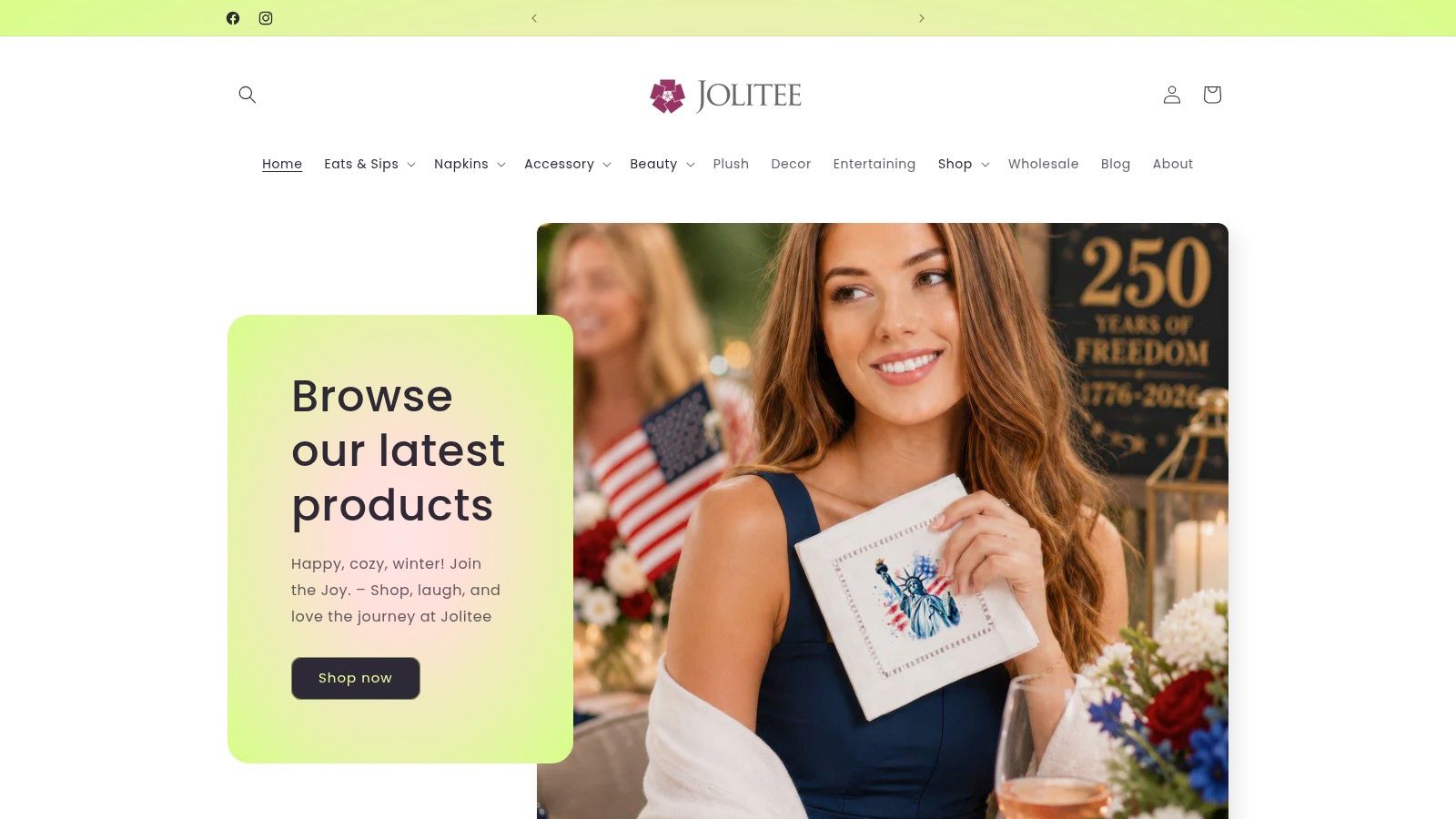 Screenshot from https://jolitee.com