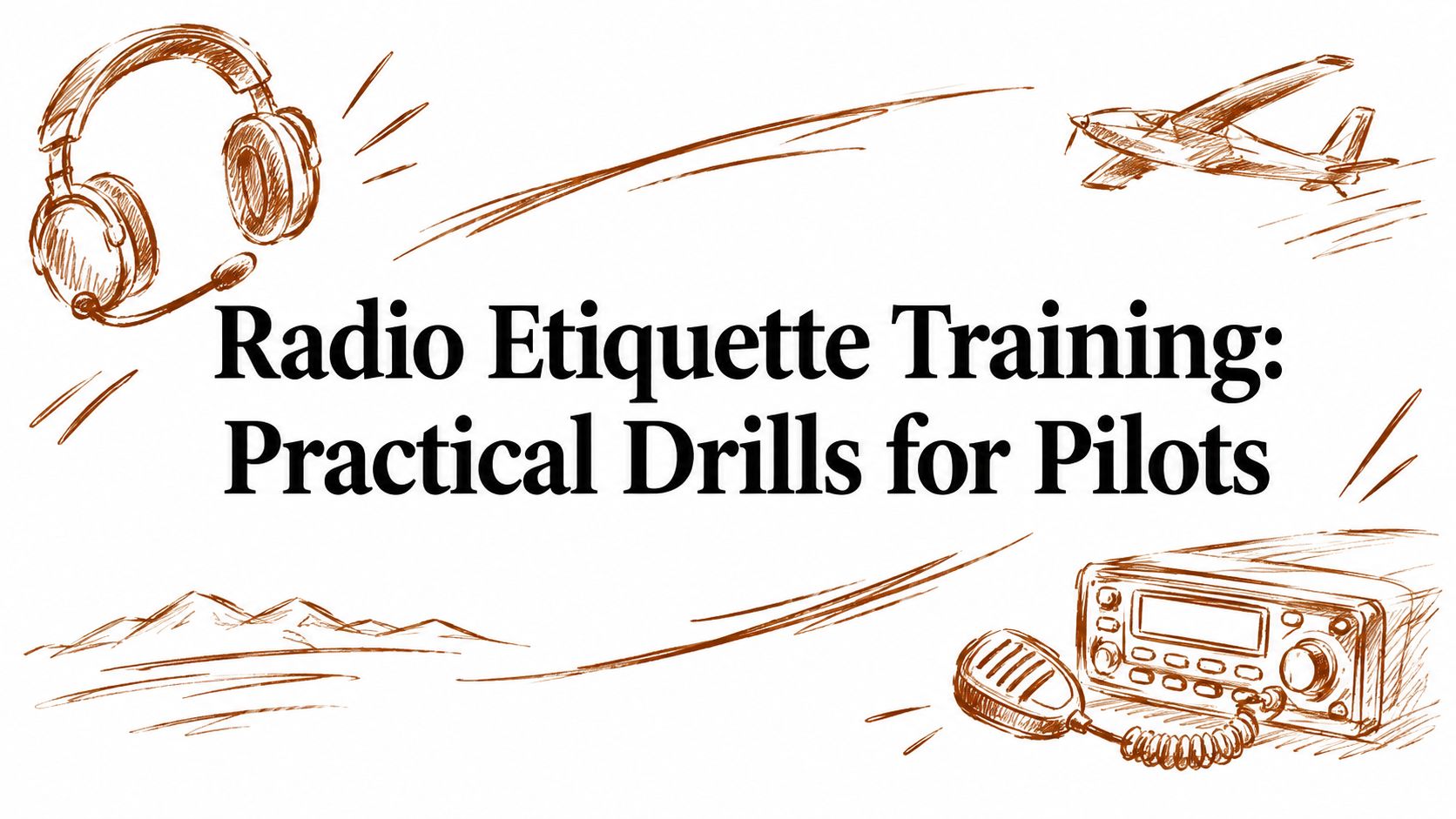 Radio Etiquette Training: Practical Drills for Pilots