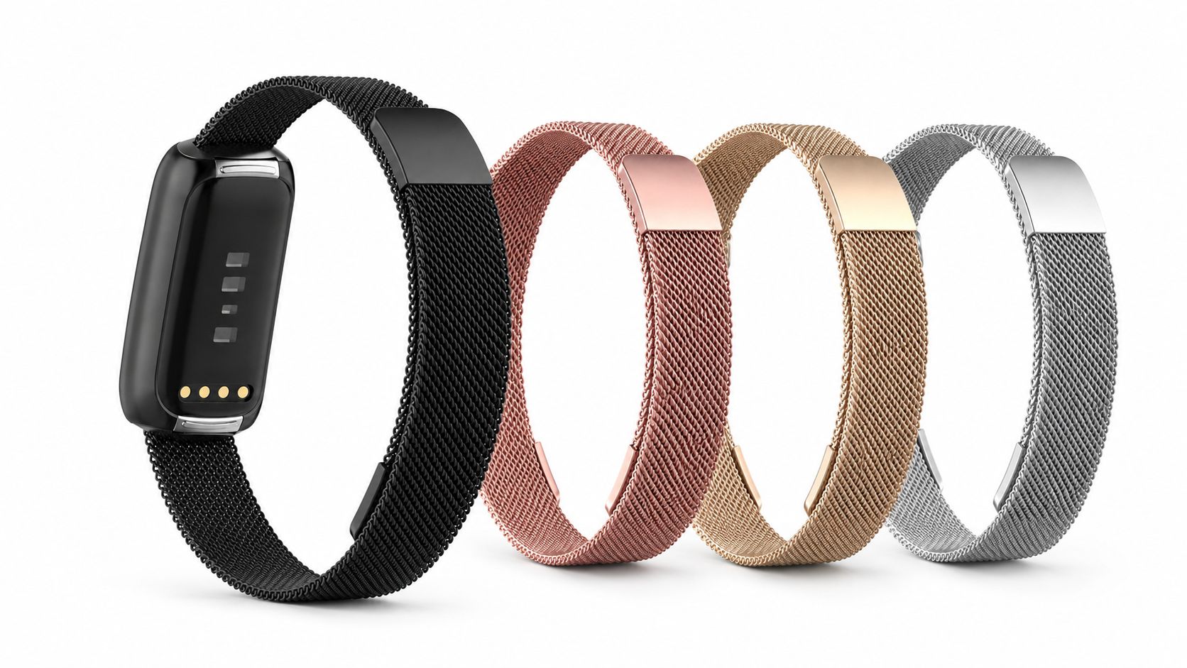 Solin, Magnetic Milanese, Fitbit Luxe