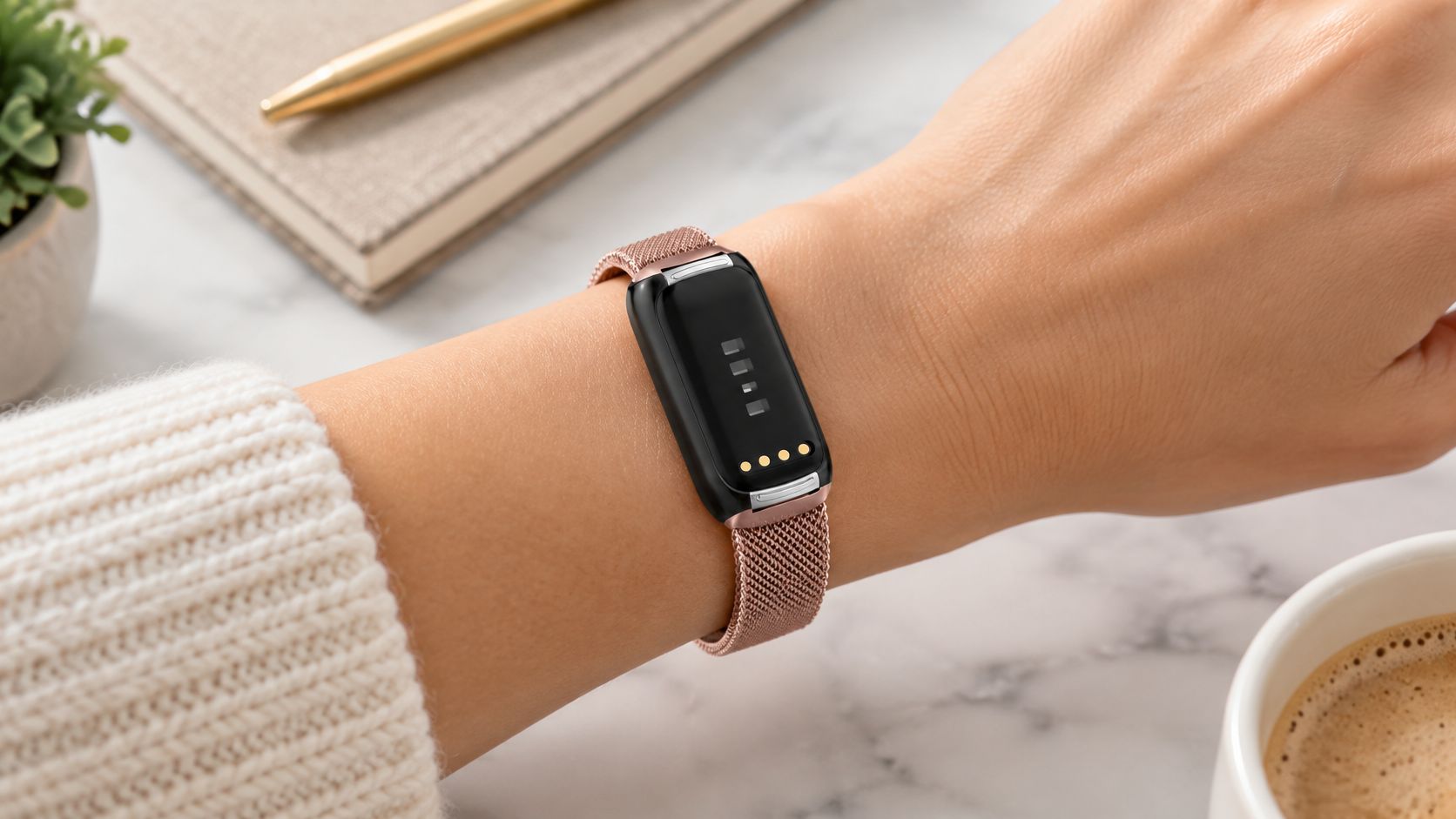 Solin Magnetic Milanese stainless steel mesh band