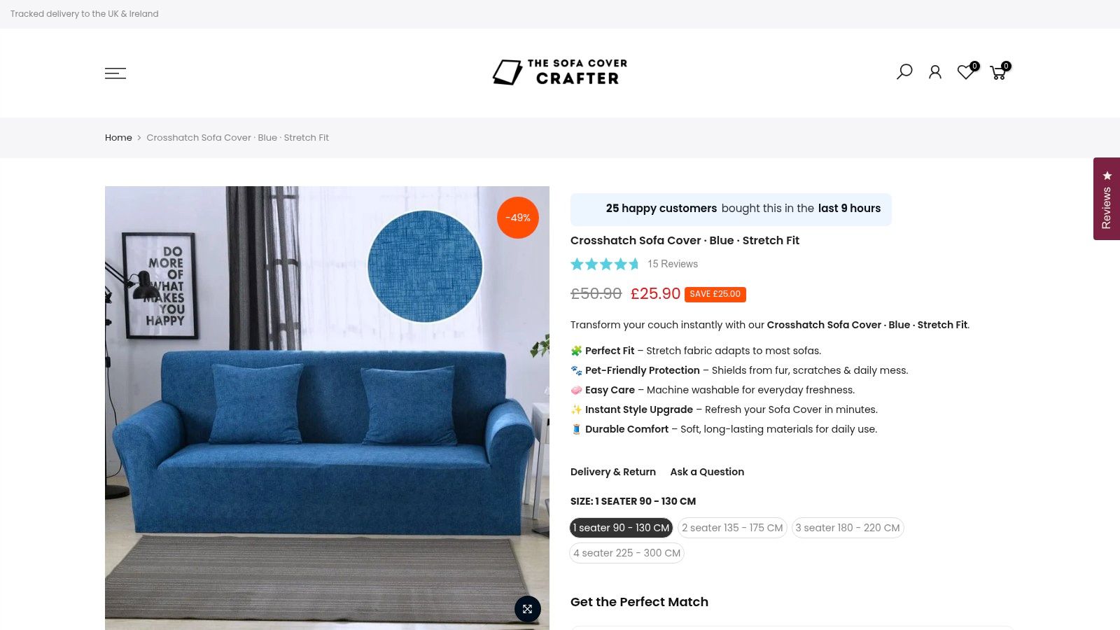 Screenshot from https://thesofacovercrafter.co.uk/products/sofa-cover-cross-pattern-blue-adaptable-expandable