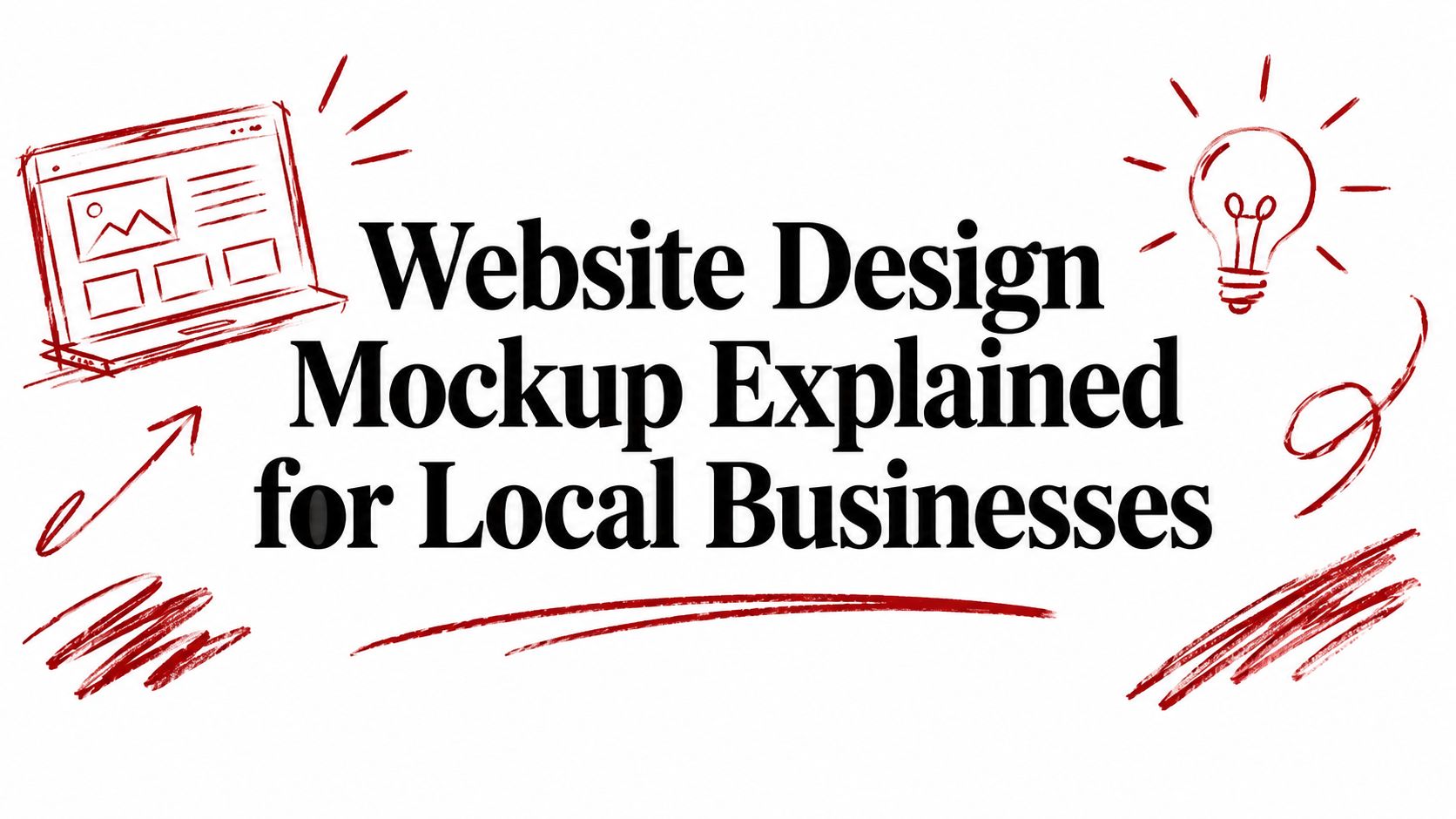 Website Design Mockup Explained for Local Businesses