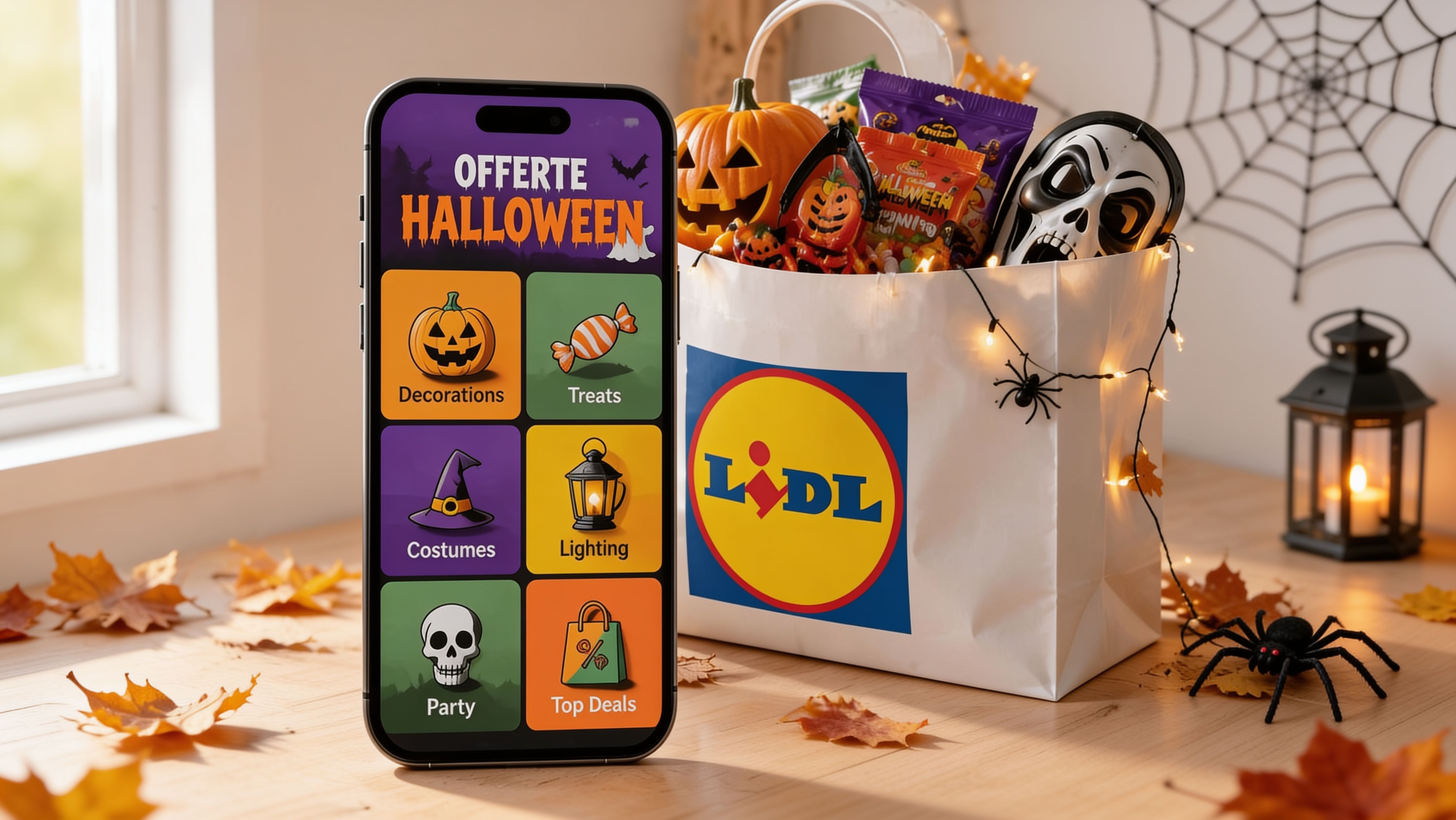 Halloween Lidl 2026: offerte, prezzi e promozioni attive