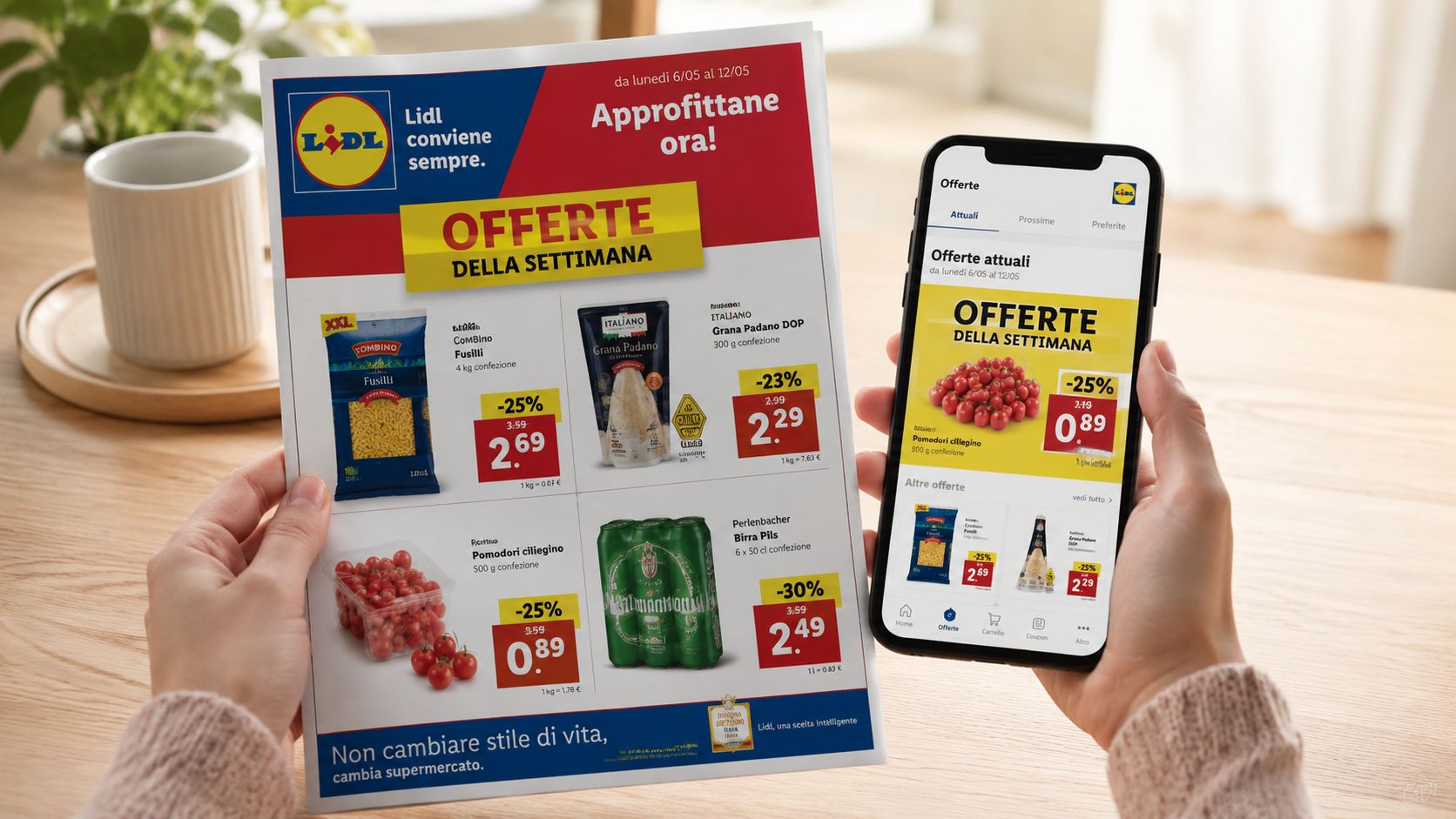 Screenshot from https://www.volantinolidl.it/