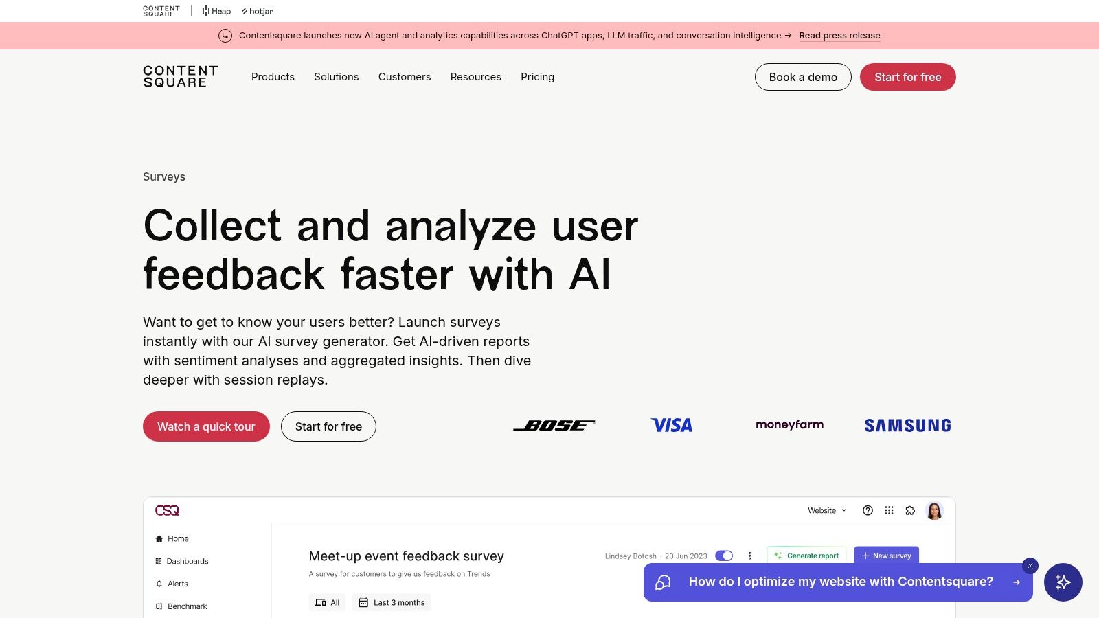 Hotjar Surveys