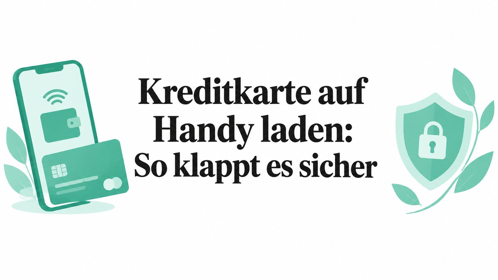 Kreditkarte auf Handy laden: So klappt es sicher