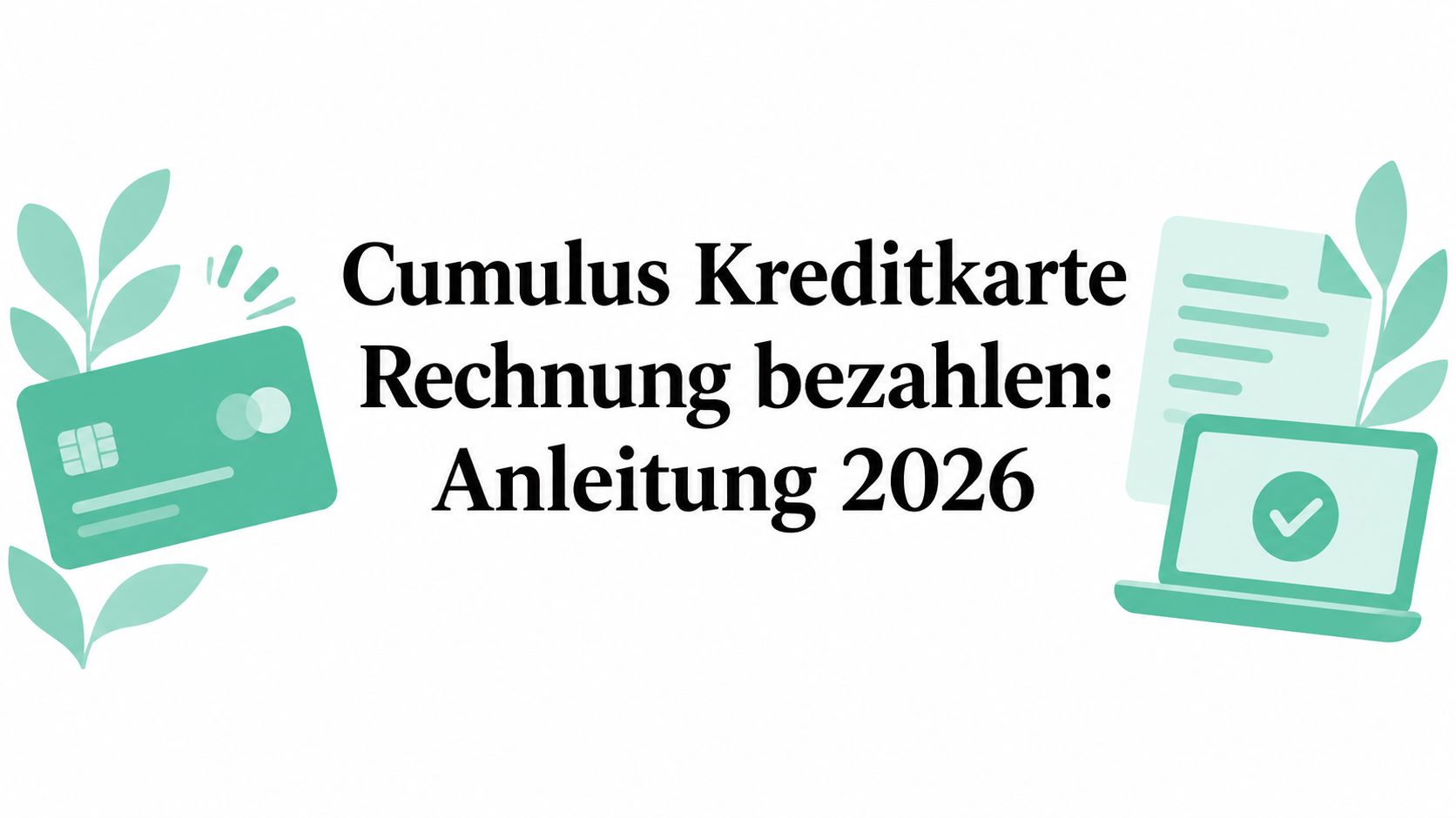 Cumulus Kreditkarte Rechnung bezahlen: Anleitung 2026