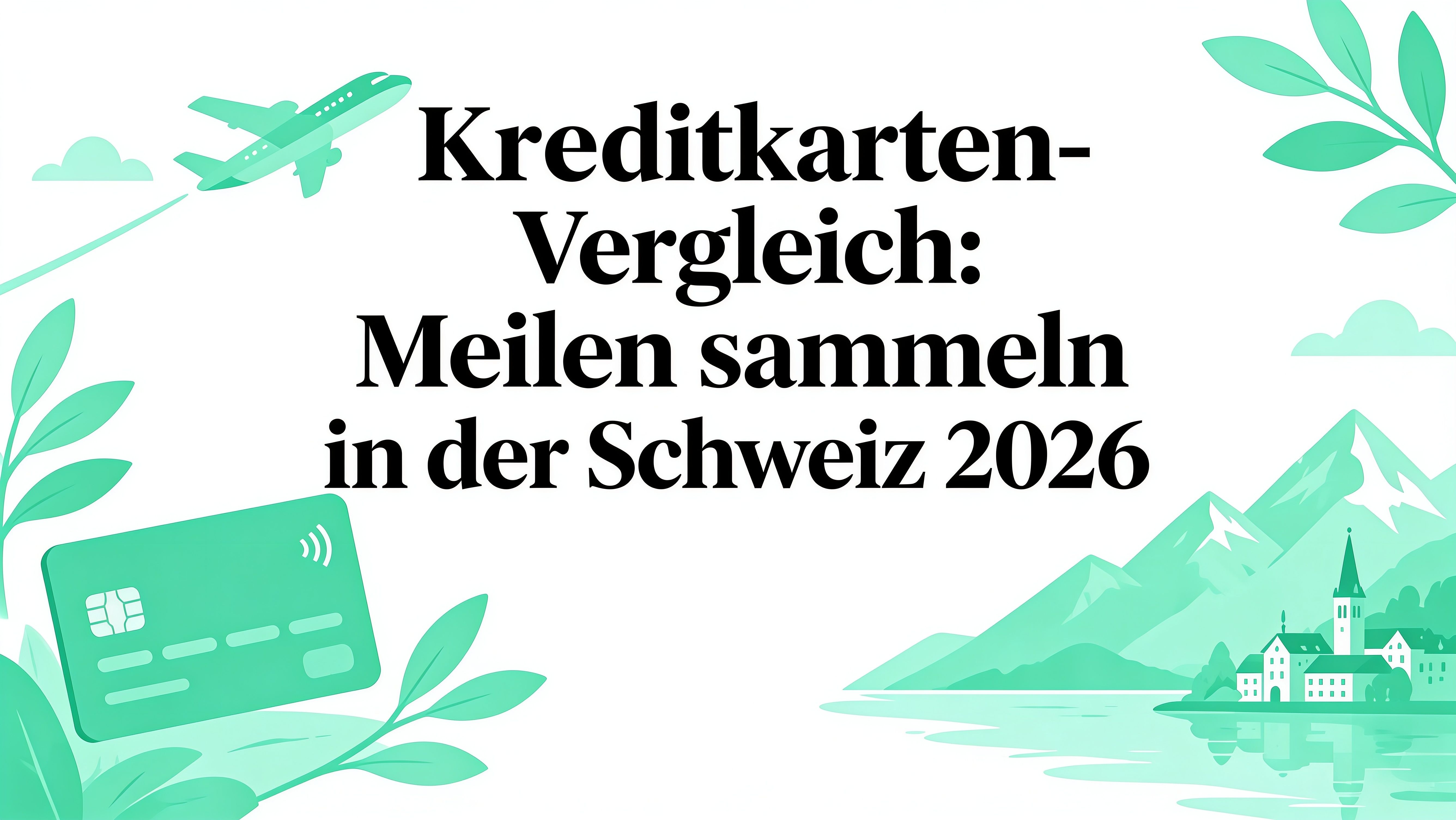Kreditkarte Meilen sammeln Vergleich für die Schweiz 2026