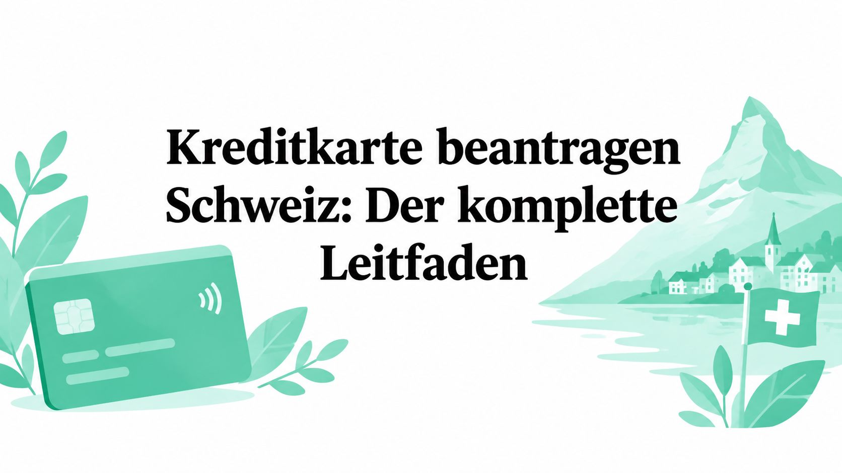 Kreditkarte beantragen Schweiz: Der komplette Leitfaden