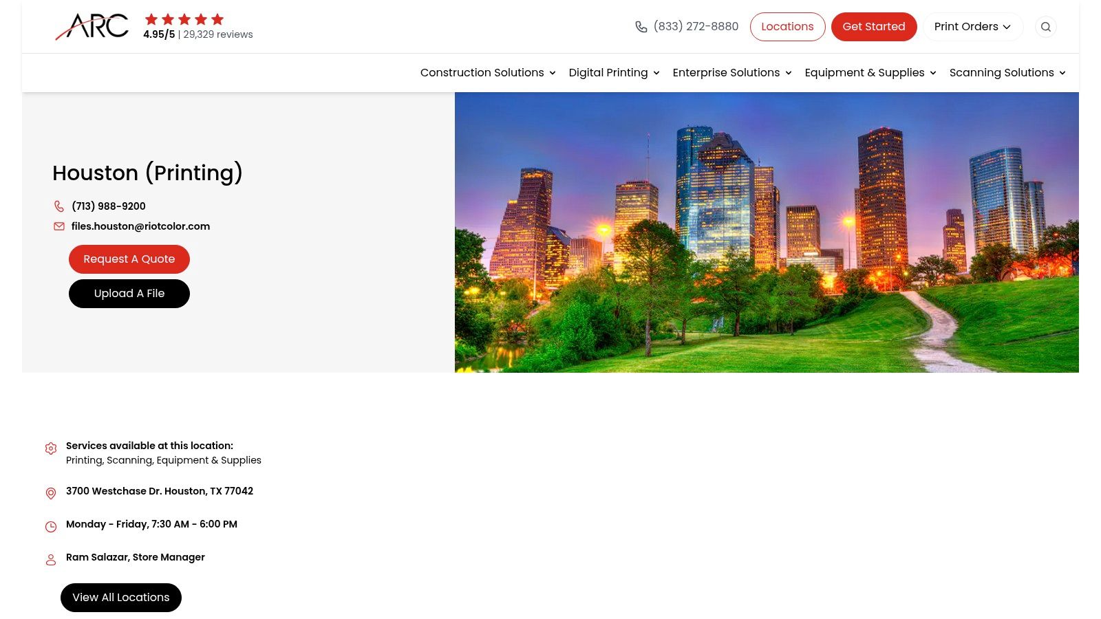 ARC Document Solutions – Houston (Gulfton Drive)