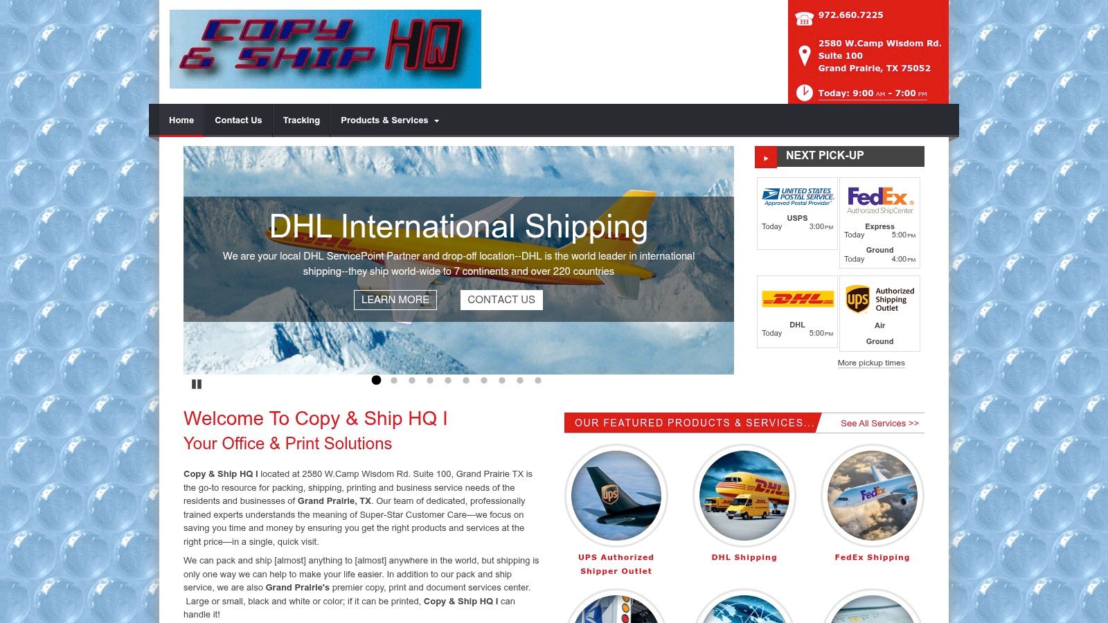 COPY & SHIP HQ I, Grand Prairie, TX