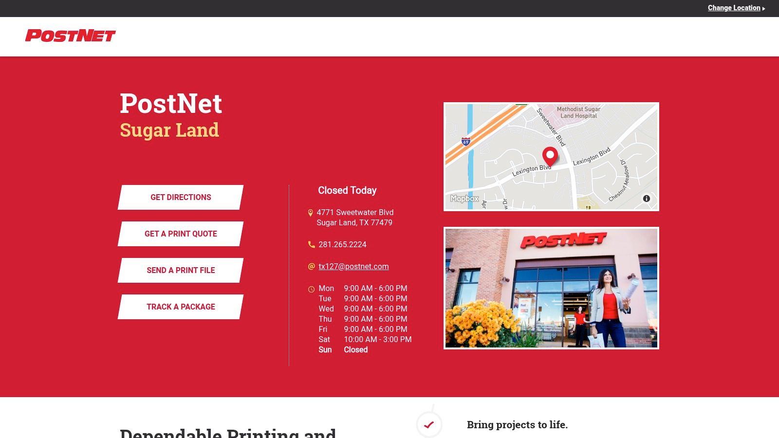 PostNet – Sugar Land (Sweetwater Blvd)