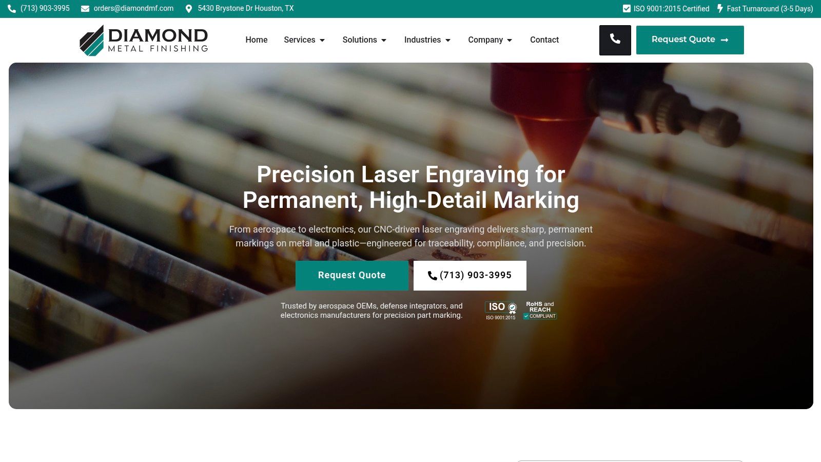 Diamond Metal Finishing