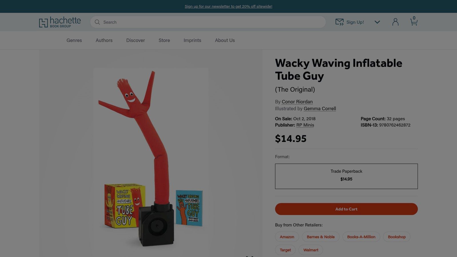 Wacky Waving Inflatable Tube Guy (Mini Kit), Running Press (RP Minis)