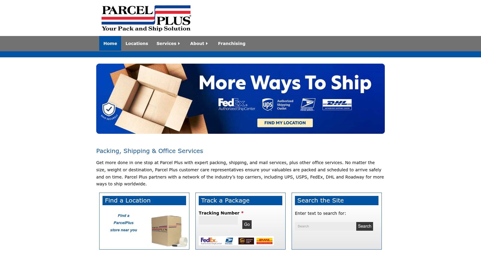 Parcel Plus