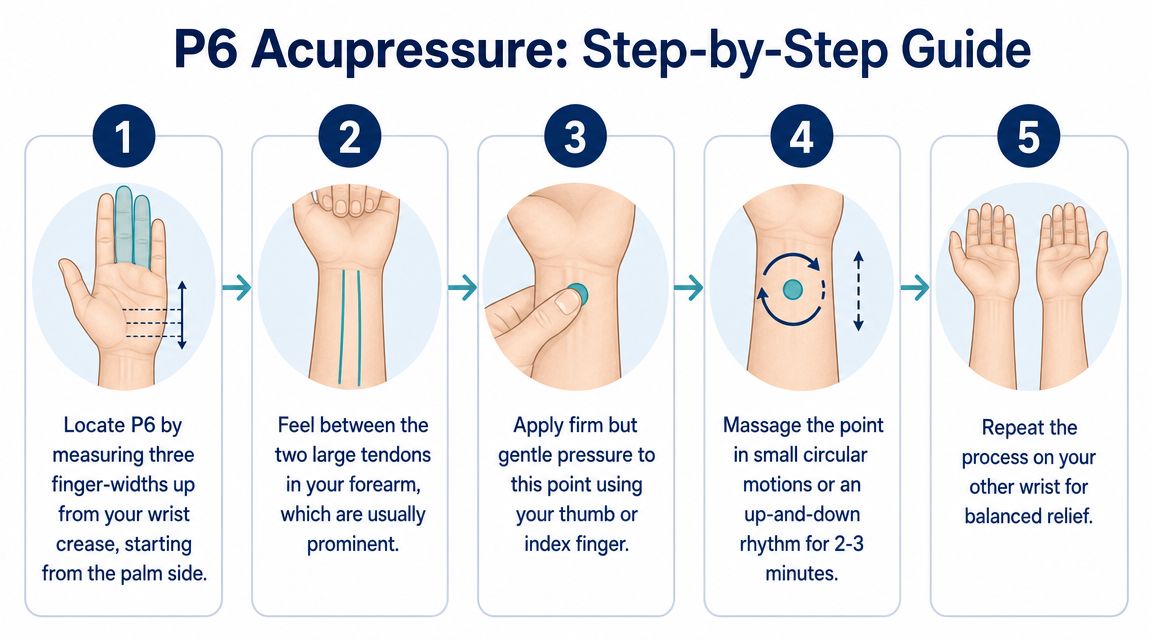 Your Step-by-Step Guide to P6 Acupressure