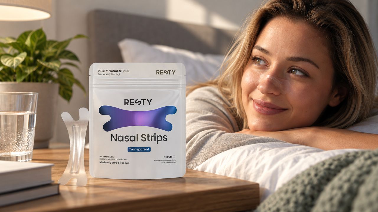 Transparent nasal strips