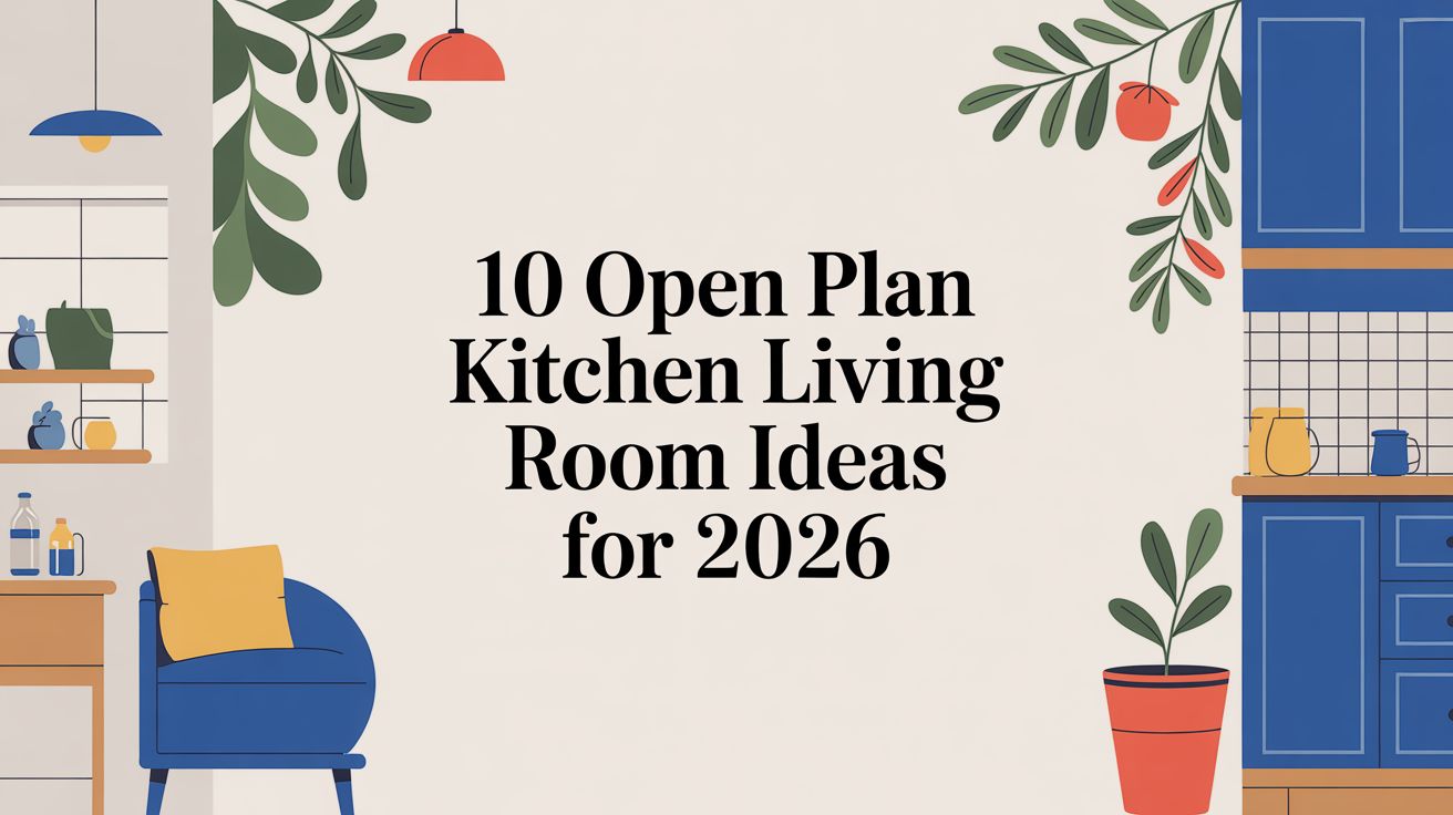 10 Open Plan Kitchen Living Room Ideas for 2026 | All Well