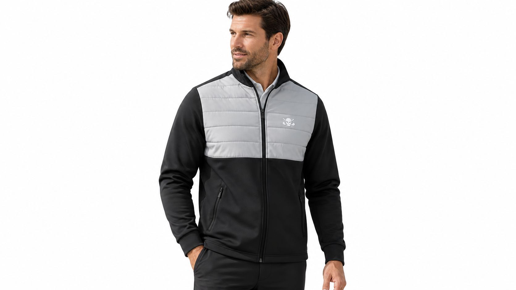 Men's Clubhouse Golf Jacket (Black)