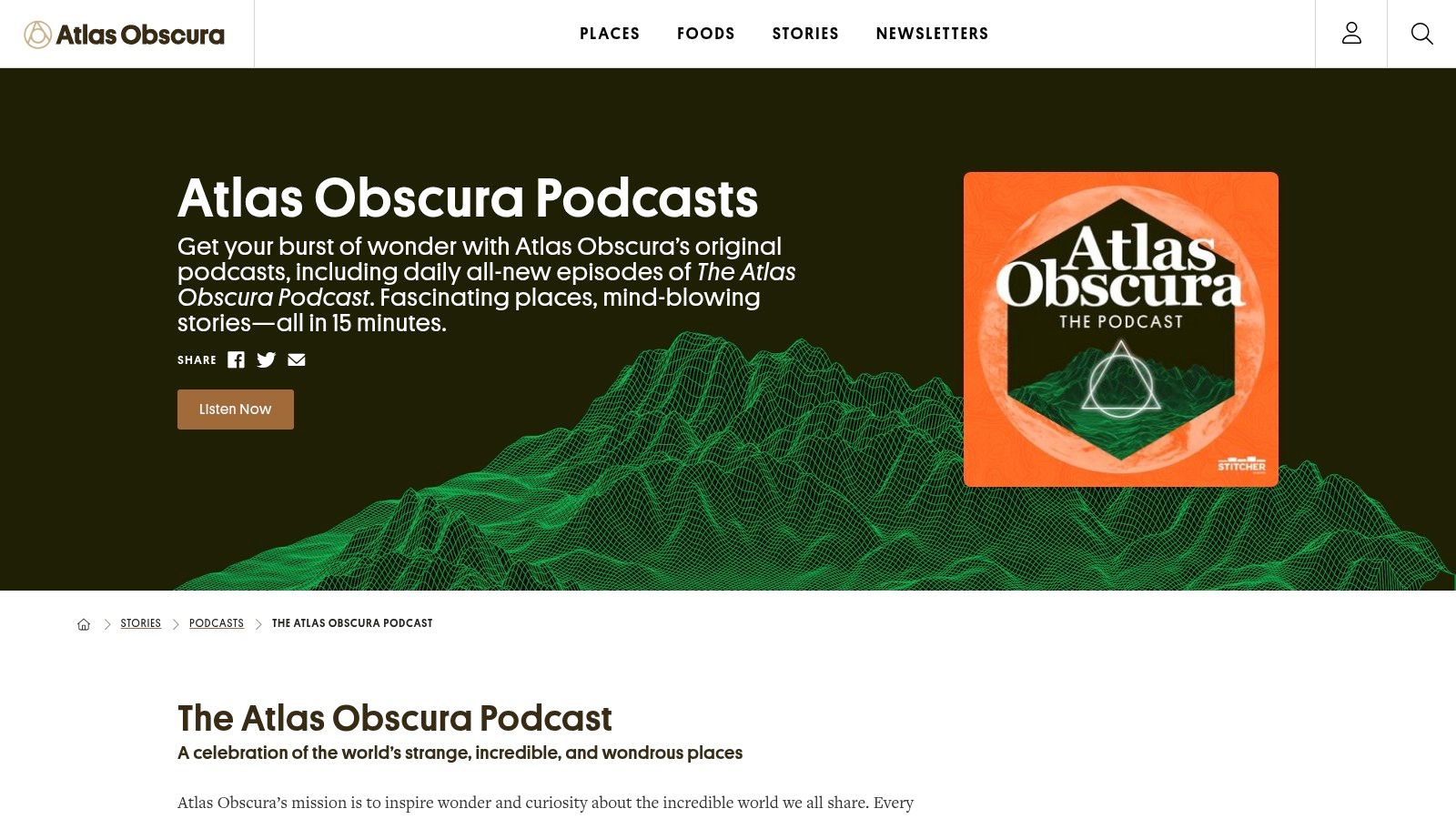 The Atlas Obscura Podcast