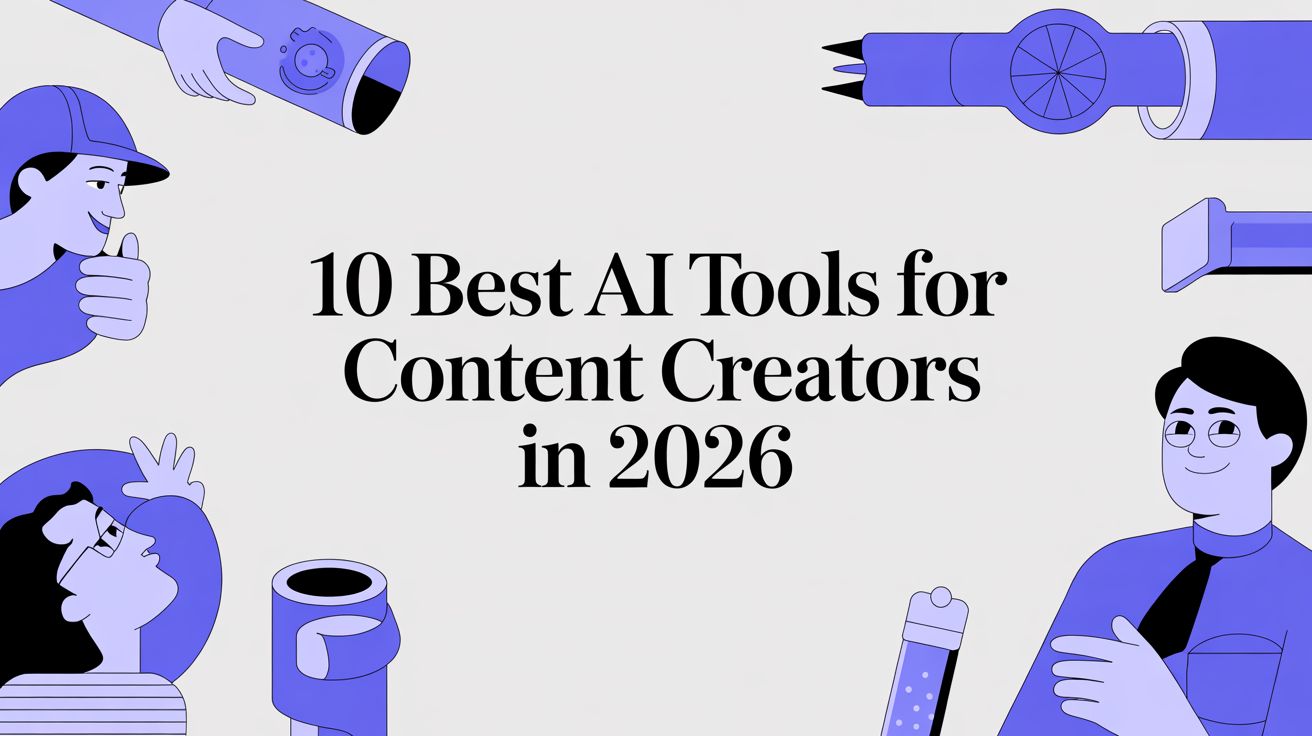 10 Best AI Tools for Content Creators in 2026 | SpeakNotes Blog