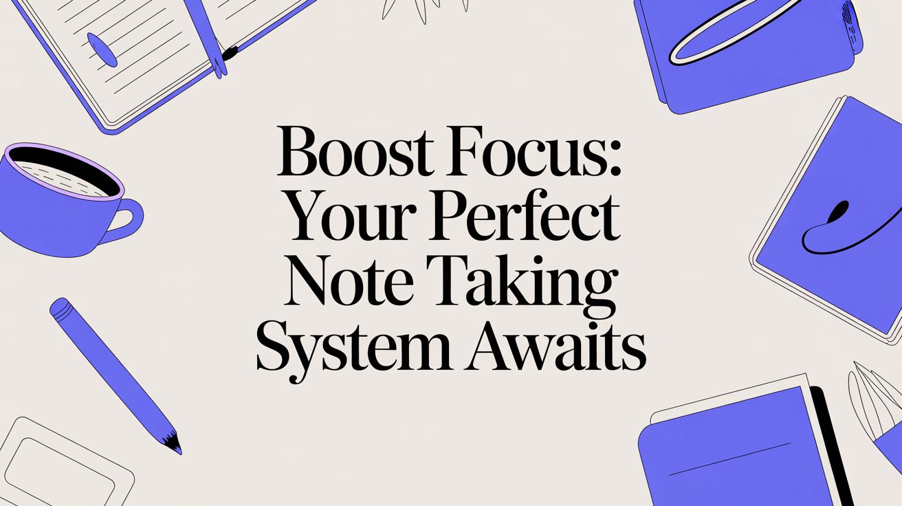 Tangible Note Boost Focus: Your Perfect Note Taking System Awaits | SpeakNotes Blog