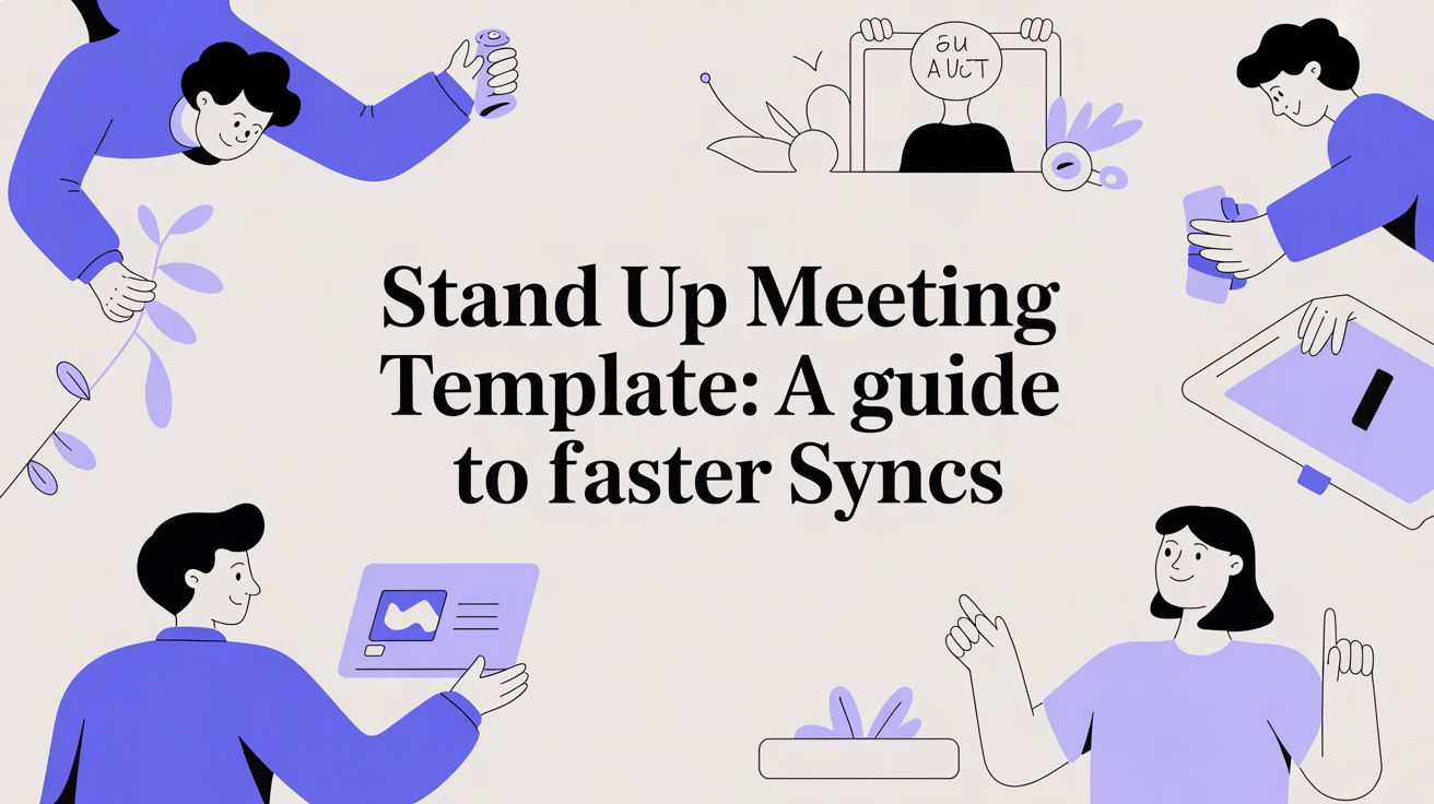 Stand Up Meeting Template: A Guide to Faster Syncs | SpeakNotes Blog
