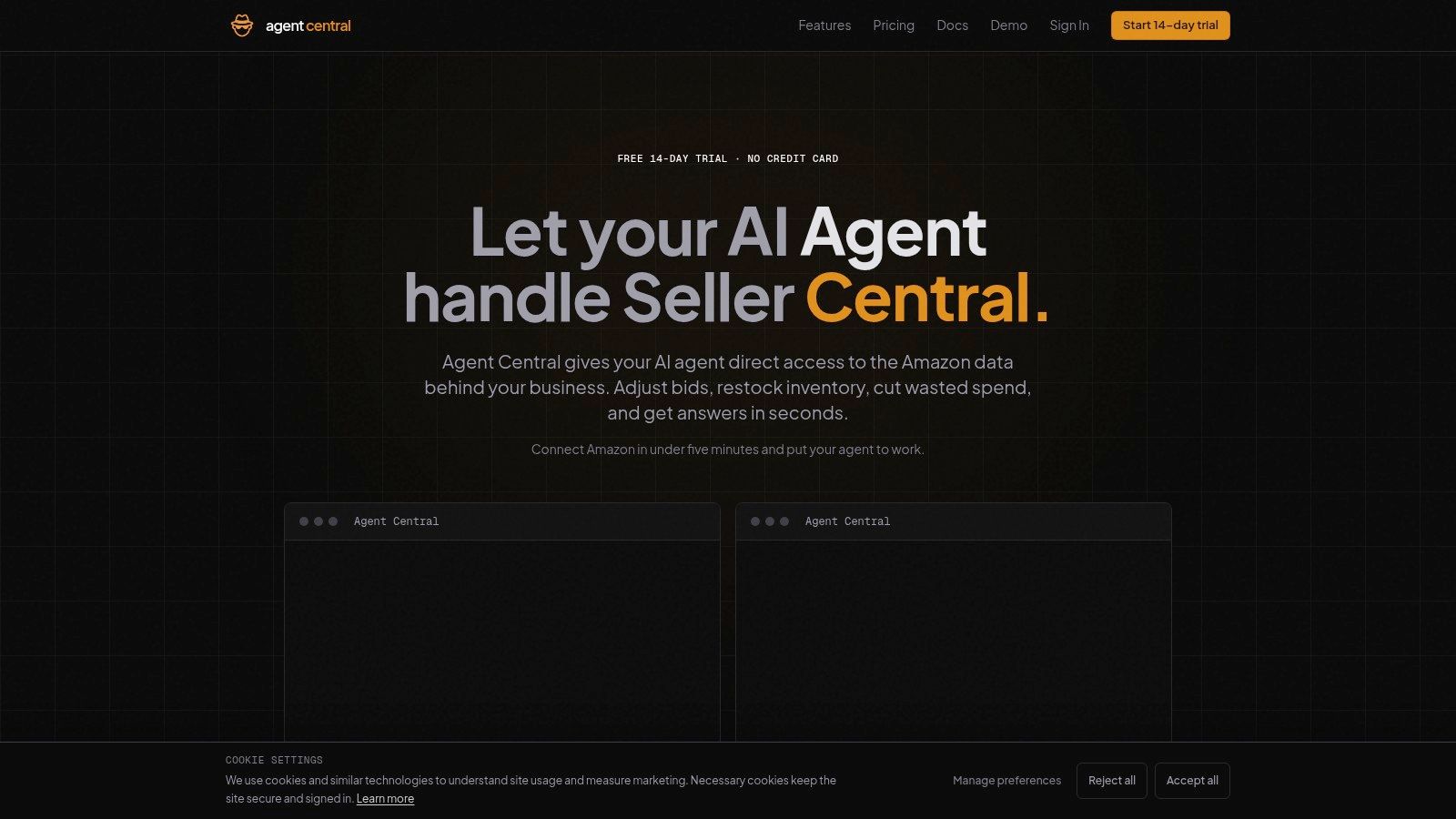 Screenshot from https://agentcentral.to