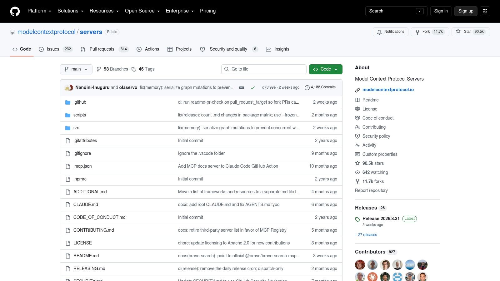 Anthropic reference MCP servers (modelcontextprotocol/servers)