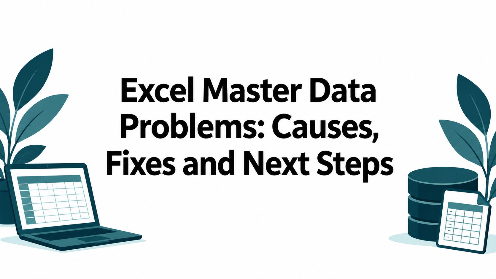 Excel Master Data Problems: Duplicate Records, Drift and Controls