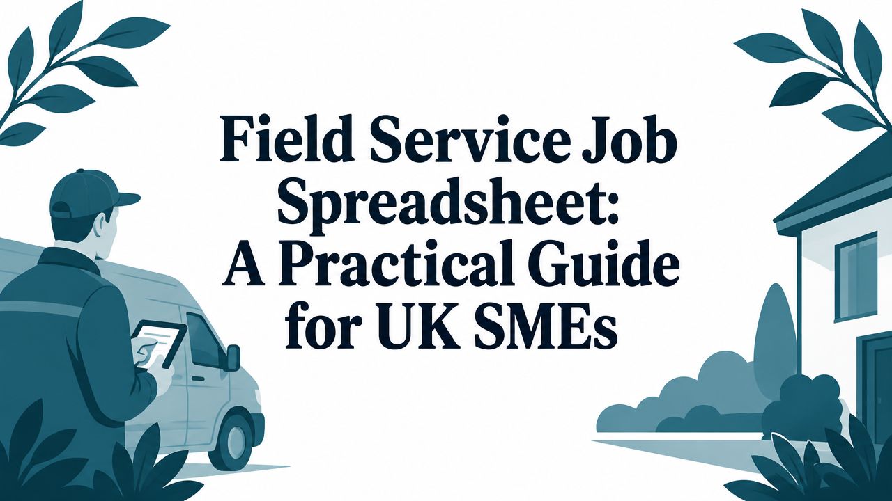 Field Service Job Spreadsheet: Capture Complete On-Site Records