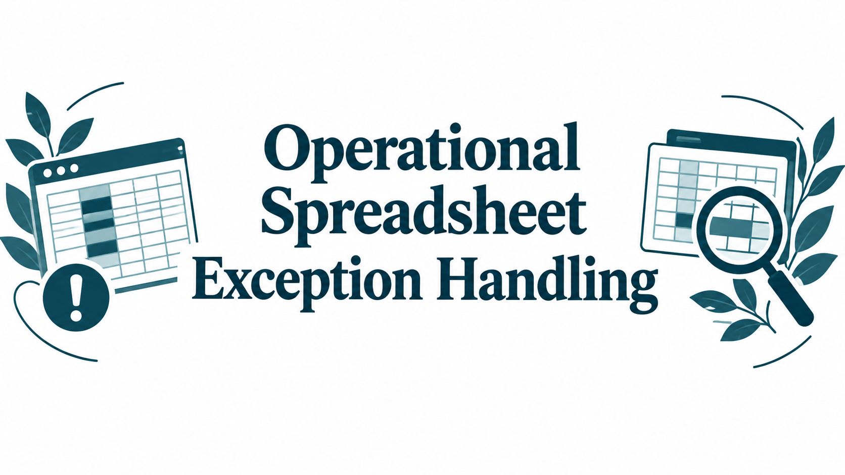 Operational Spreadsheet Exception Handling: When Excel Becomes Unreliable