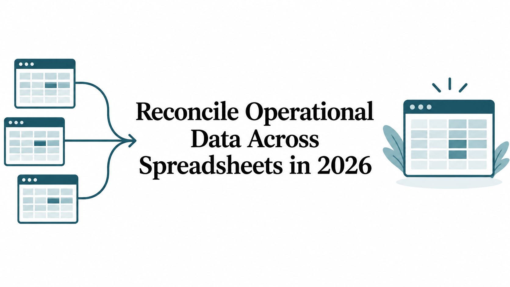 Reconcile Operational Data Across Spreadsheets in 2026