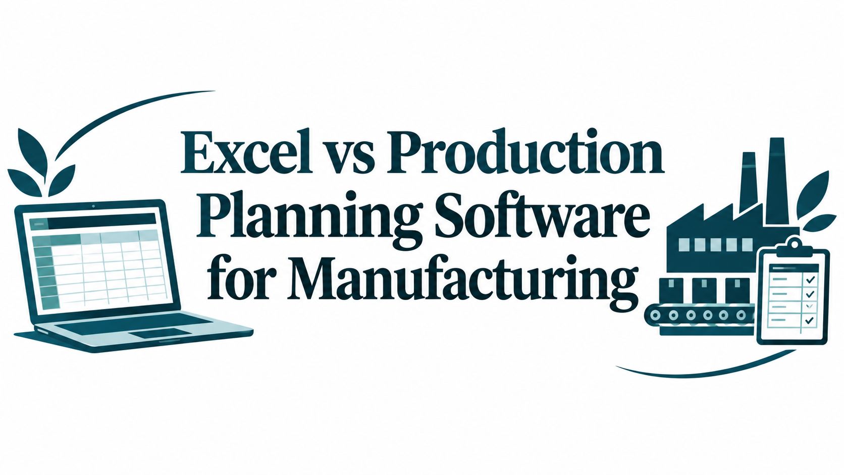 Excel vs Production Planning Software for Manufacturers