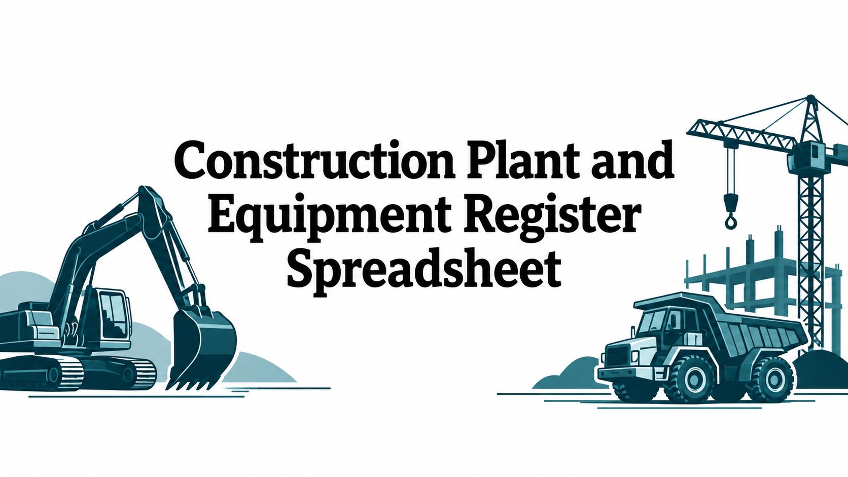 Construction Plant and Equipment Register Spreadsheet: Excel Controls