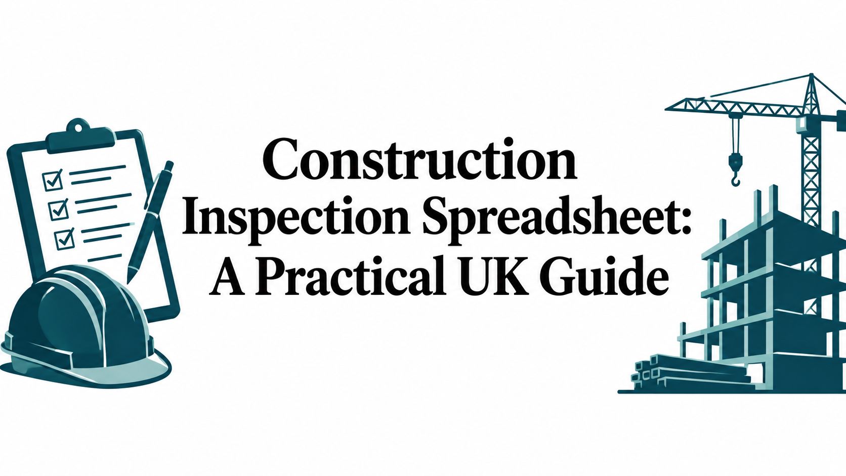 Construction Inspection Spreadsheet: Track Findings, Evidence and Close-Out