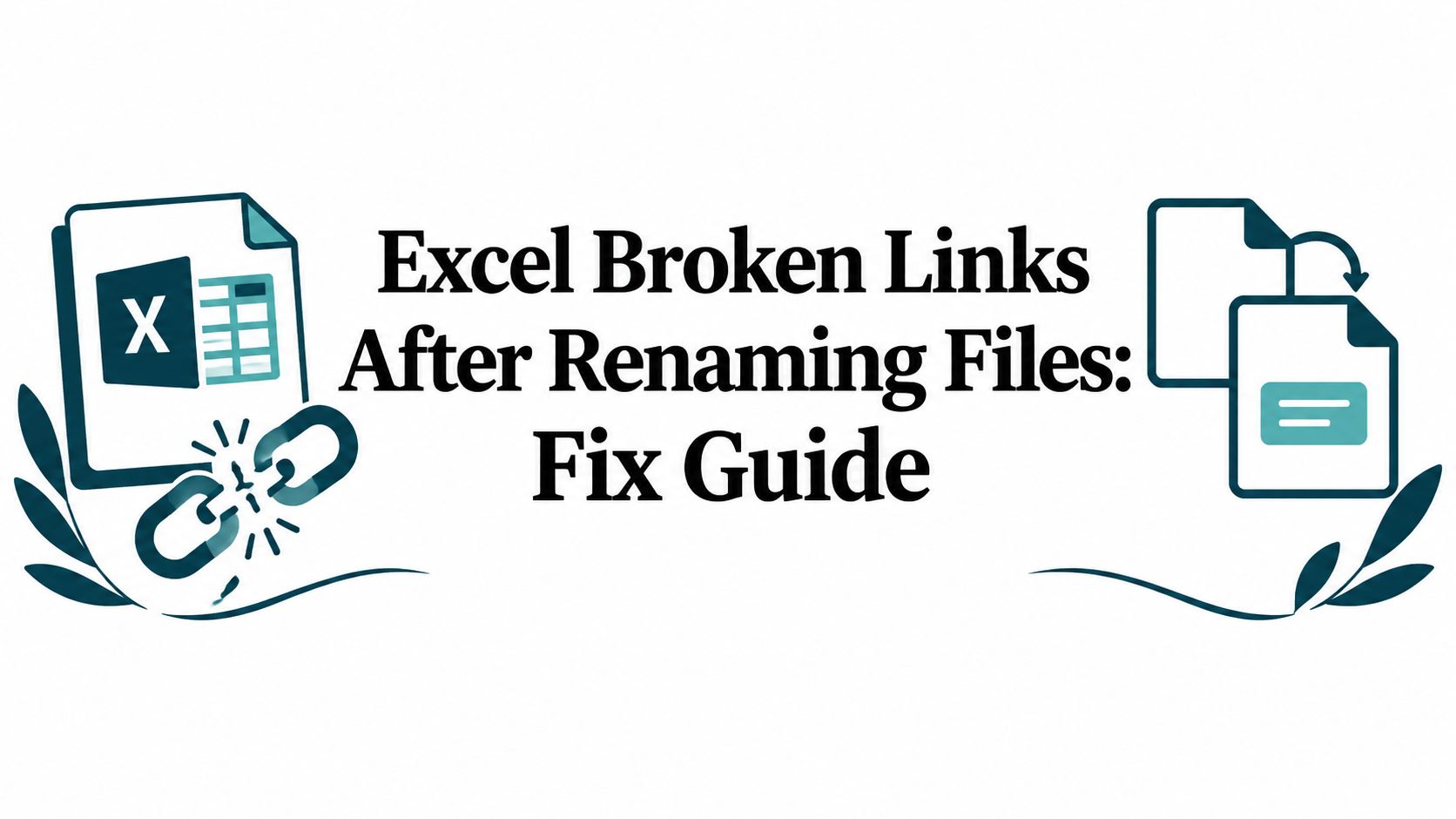 Excel Broken Links After Renaming Files: Diagnose and Prevent Reporting Failures