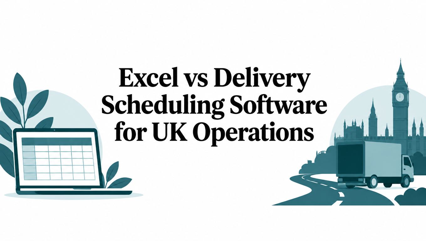 Excel vs Delivery Scheduling Software for Route Planning