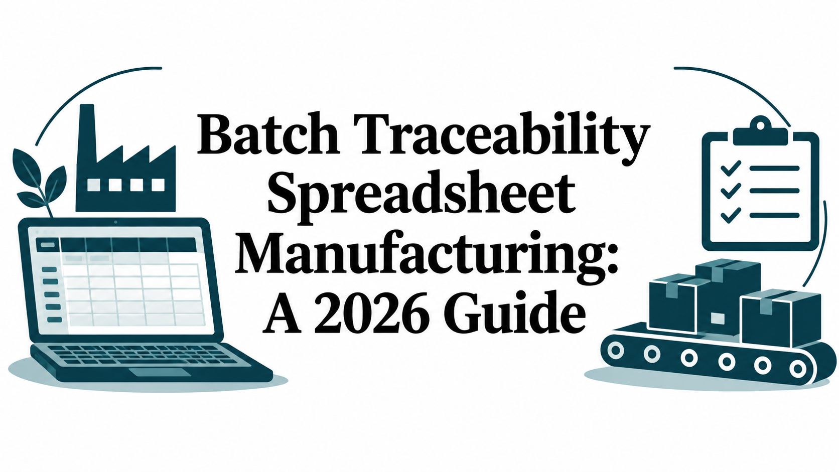 Batch Traceability Spreadsheet for Manufacturing: Recall Drill Guide
